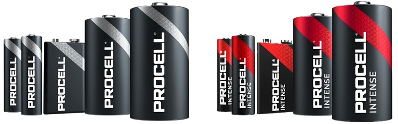 Procell GP en Procell Intense batterijen