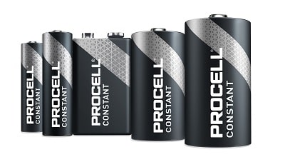 Procell Constant batteries