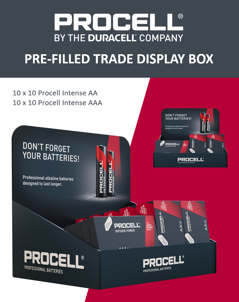 Pre-filles Trade Display Box van Procell