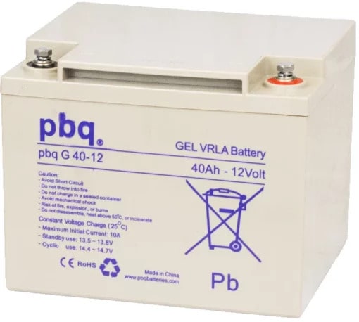 PBQ gel loodaccu