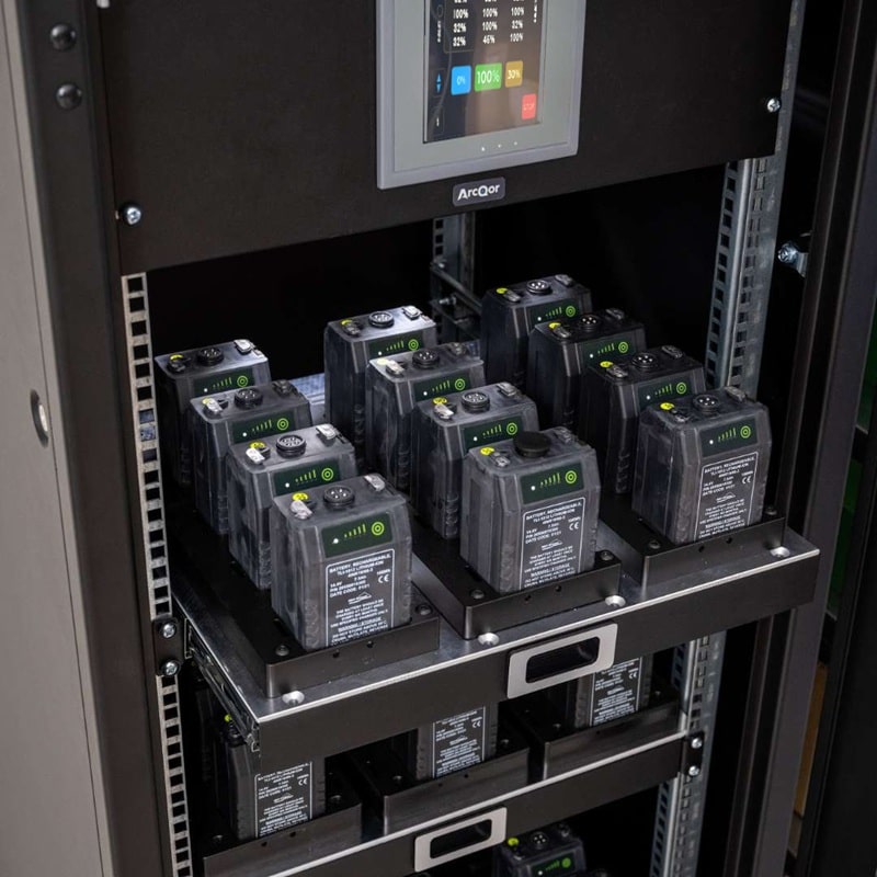 Modular charging system for batteries